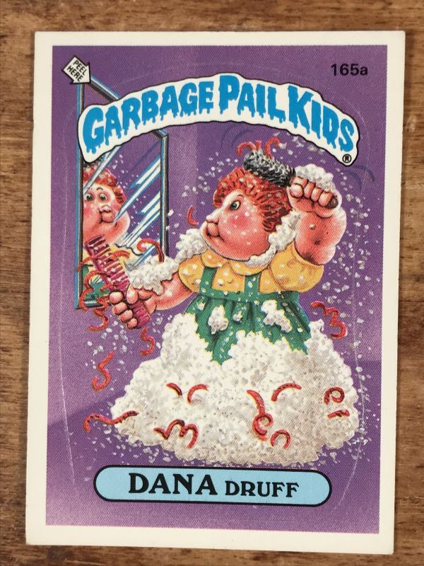 Topps Garbage Pail Kids “Dana Druff” Sticker Card 165a ガーベッジ