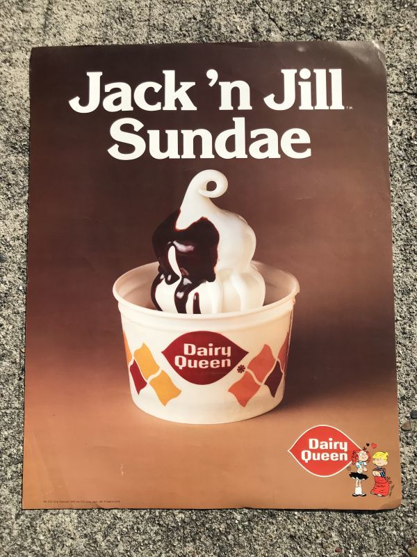 Dairy Queen Dennis The Menace “Jack'n Jill Sundae” Poster デイリー