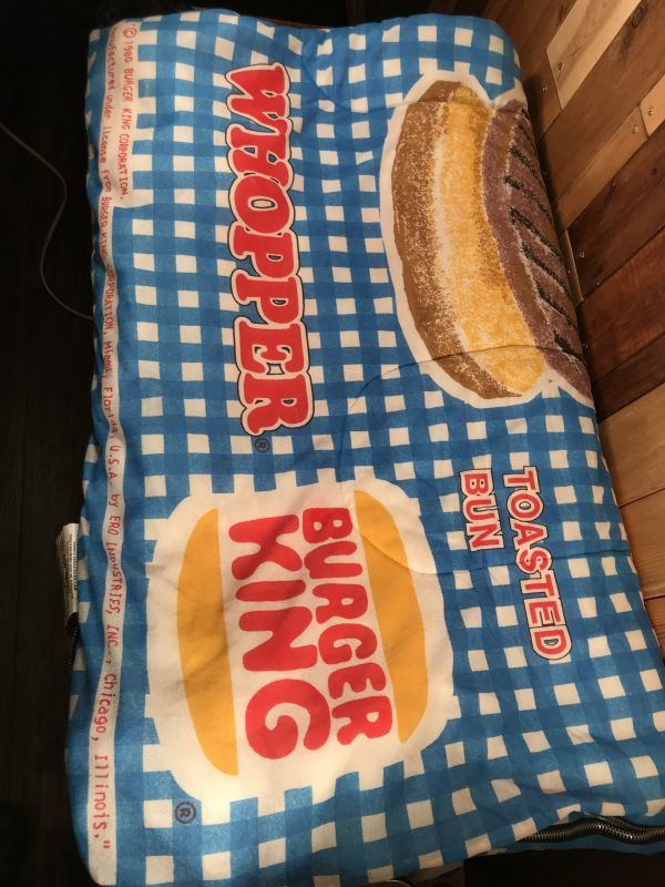 Burger King “Whopper” Sleeping Bag バーガーキング ビンテージ