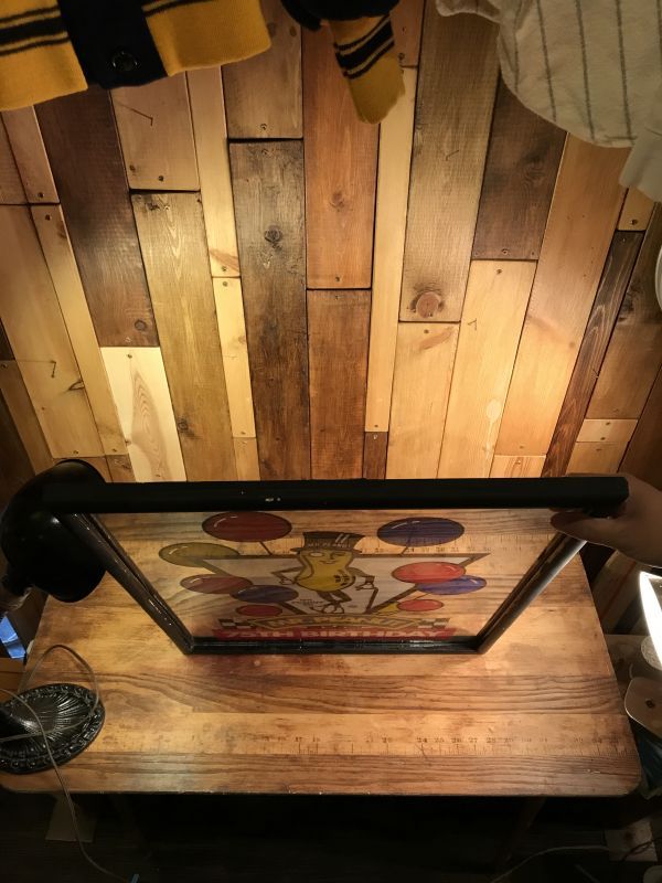 Planters Mr Peanut 75th Birthday Pub Mirror ミスターピーナッツ