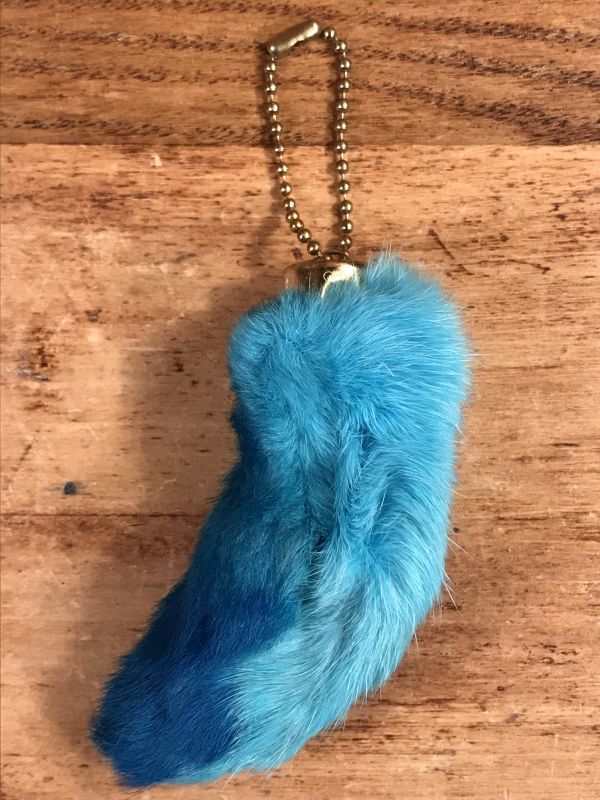 Rabbit Foot Lucky Charm Keychain ラビットラッキーチャーム
