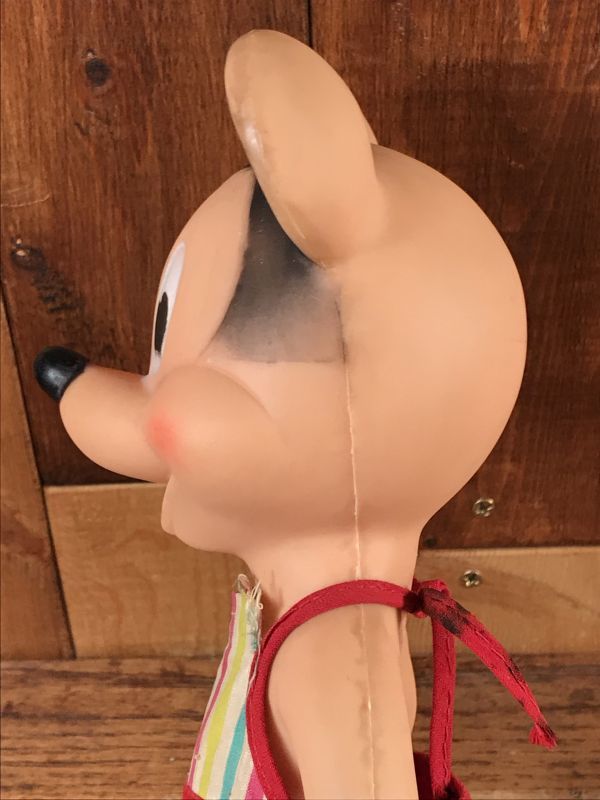 The Sun Rubber Mickey Mouse Squeeze Doll ミッキーマウス ビンテージ
