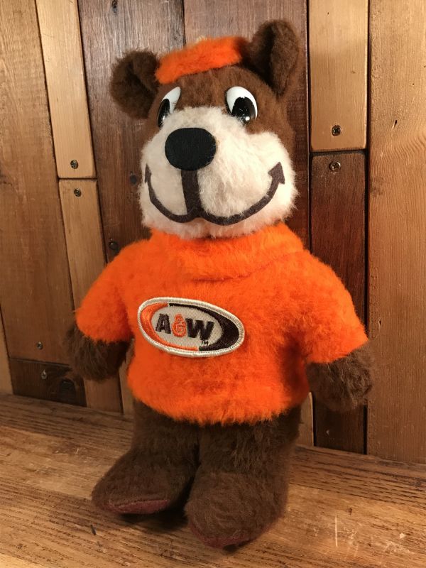 A&W Rootbeer Bear Plush Doll エーアンドダブリューベア ビンテージ