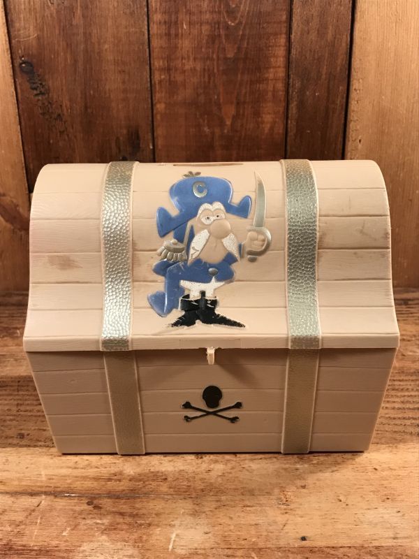 Cap'n Crunch Treasure Box Coin Bank キャプテンクランチ ビンテージ