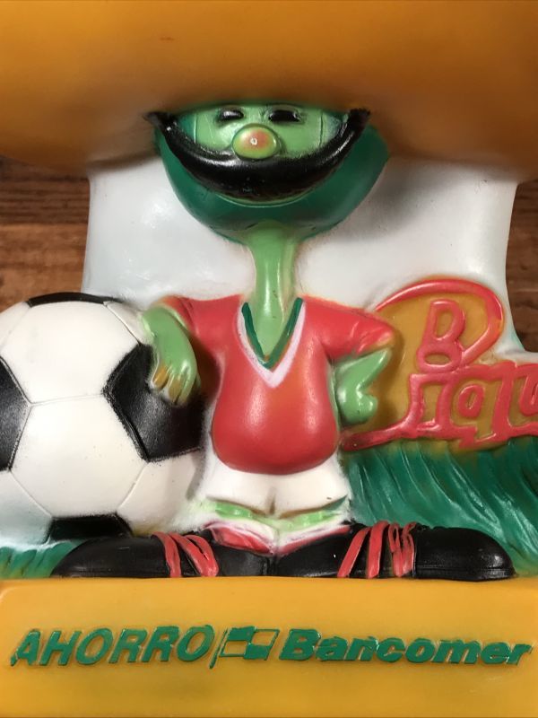 Mexico86 “Pique” Ahorro Bancomer Coin Bank ピケ ビンテージ コイン