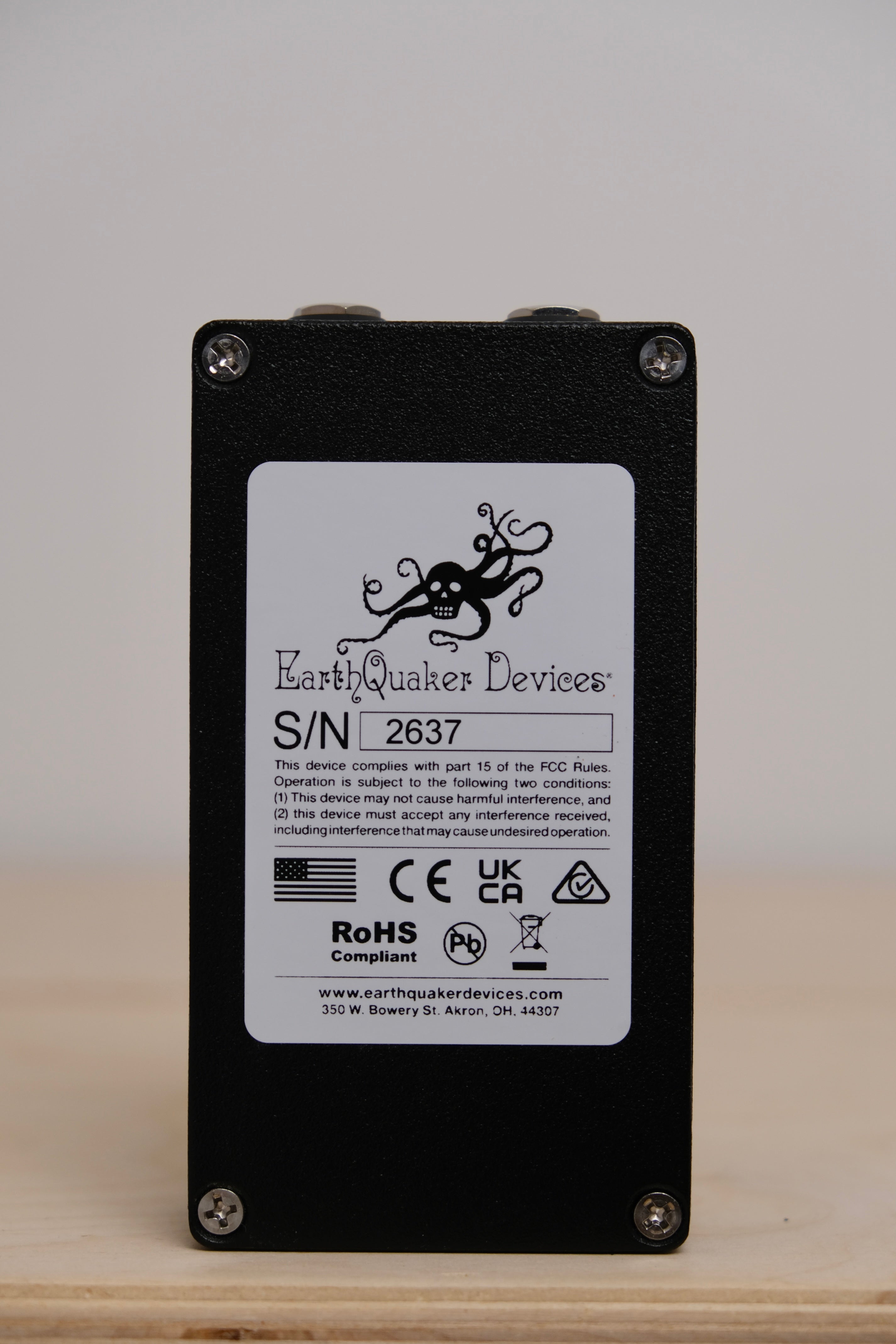 EarthQuaker Devices Zoar Dynamic Audio Grinder Distortion - Black