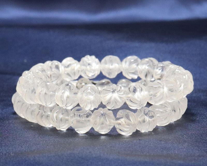 ブレス 九尾の狐 9mm 水晶 幸福 金運 運気 癒し 天然石 品番