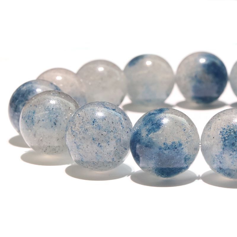 ブレス スコルザライトインクォーツ＜ブラジル産＞ 丸 約14mm 金運