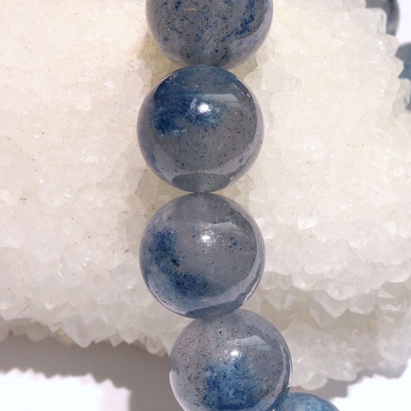 ブレス スコルザライトインクォーツ＜ブラジル産＞ 丸 約14mm 金運