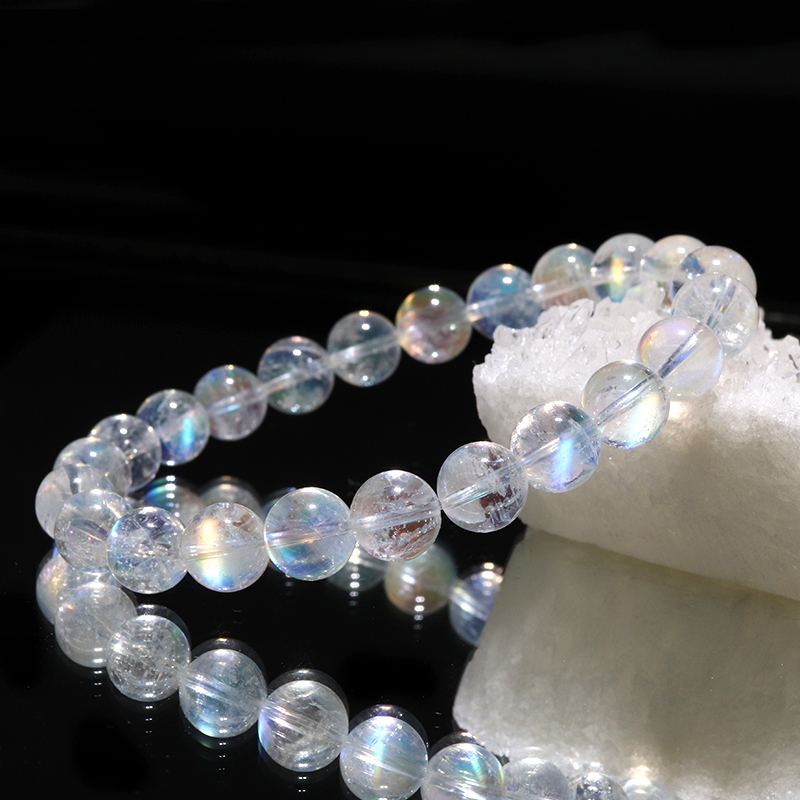 ブレス ホワイトラブラドライト(レインボームーンストーン