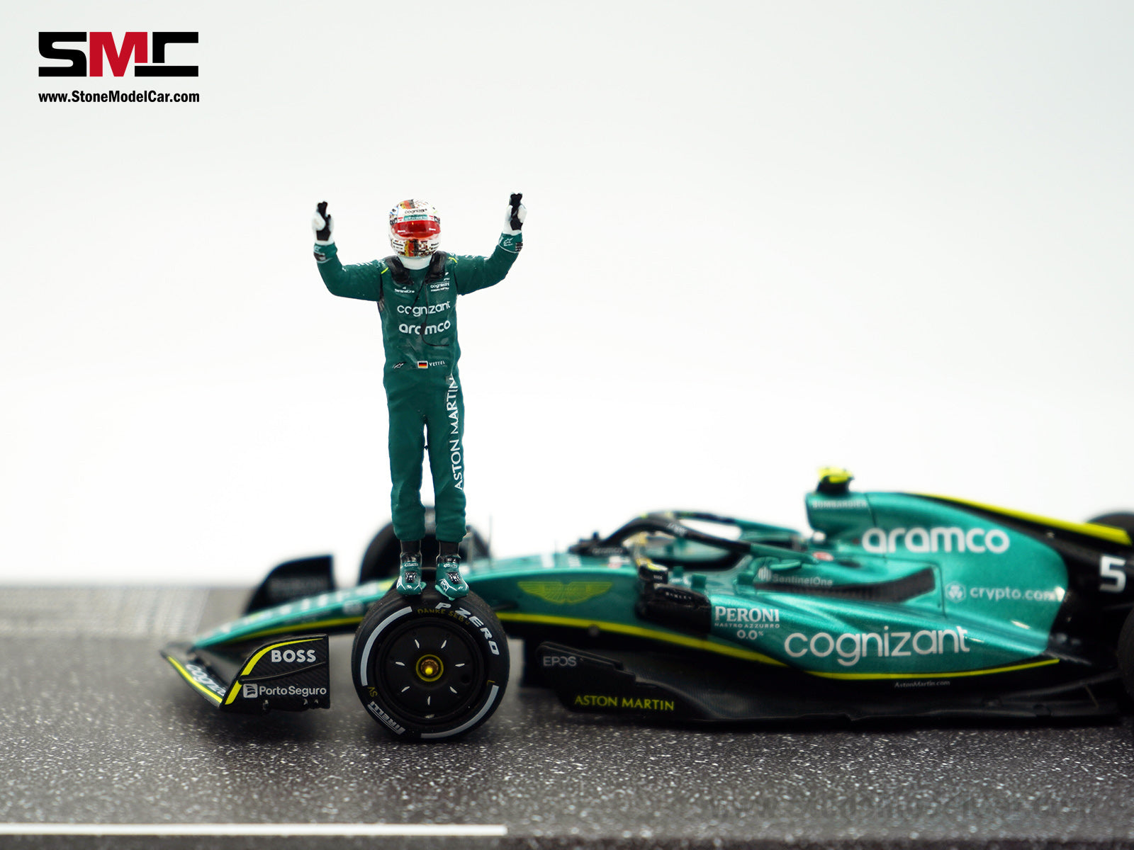 Aston Martin F1 AMR22 #5 Sebastian Vettel Abu Dhabi GP Last Race