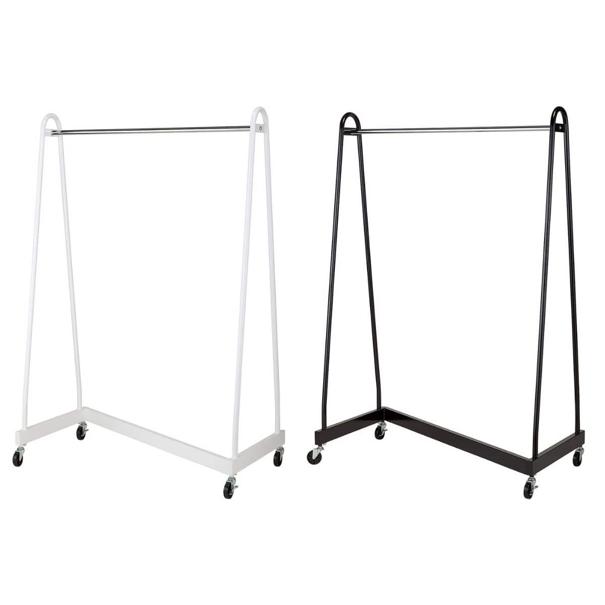 Zハンガーラック 1段 強化タイプ〔ストエキオリジナル〕 ホワイト