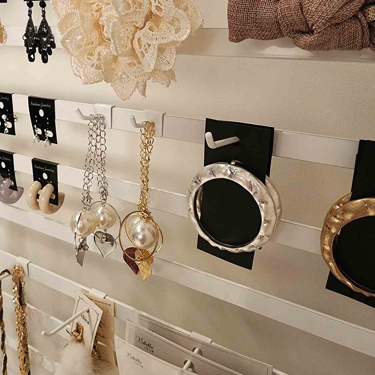 アクセサリーパネルラック ホワイト 幅40cm