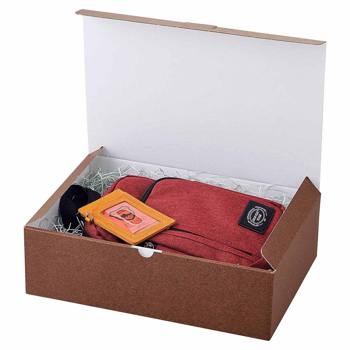 10枚】ギフトボックス ブラウン 12×10×11cm