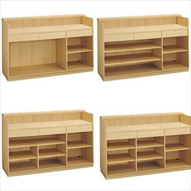 レジカウンター 小天板タイプ 幅180cm ラスティック柄〔ストエキ