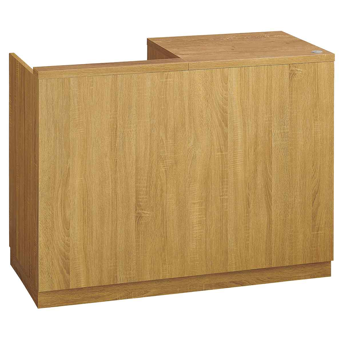 レジカウンター 切り欠きタイプ 幅120cm ラスティック柄〔ストエキ