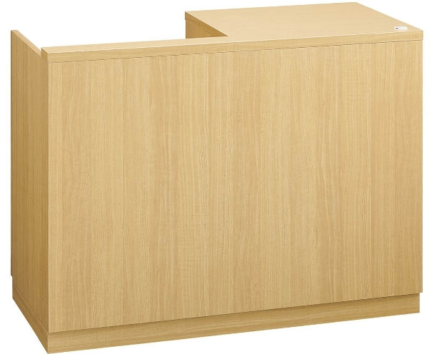 レジカウンター 切り欠きタイプ 幅180cm ラスティック柄〔ストエキ