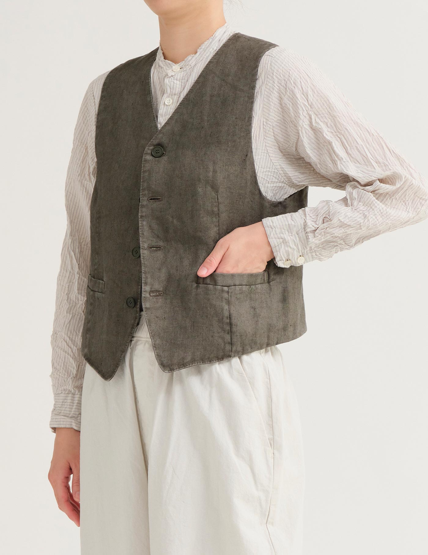 プラントグロウスプリント ブラウス| pas de calais（パドカレ）の