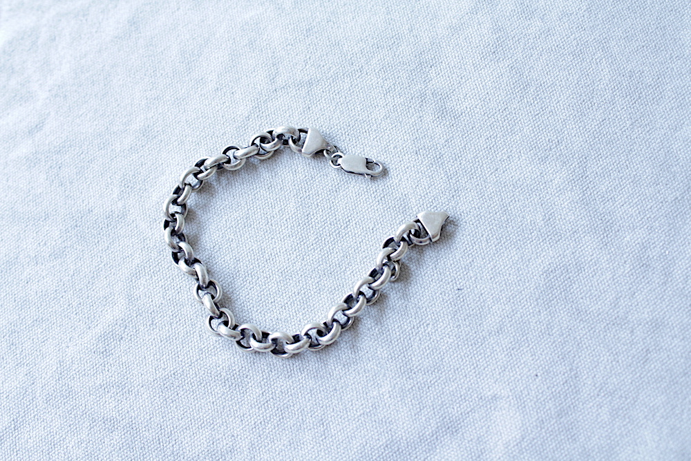 全国通販】EURO VINTAGE”SILVER CHAIN BRACELET (シルバーチェーン