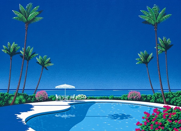 永井 博 作品展 ―Urban Blue―』作品約20点のジクレー版画を展示販売