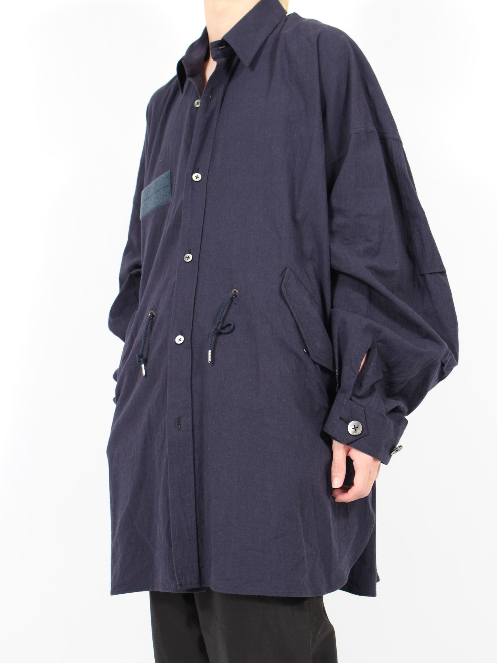 FUMITO GANRYU - 【24AW】M-51 リネン シャツ ジャケット / M-51 LINEN