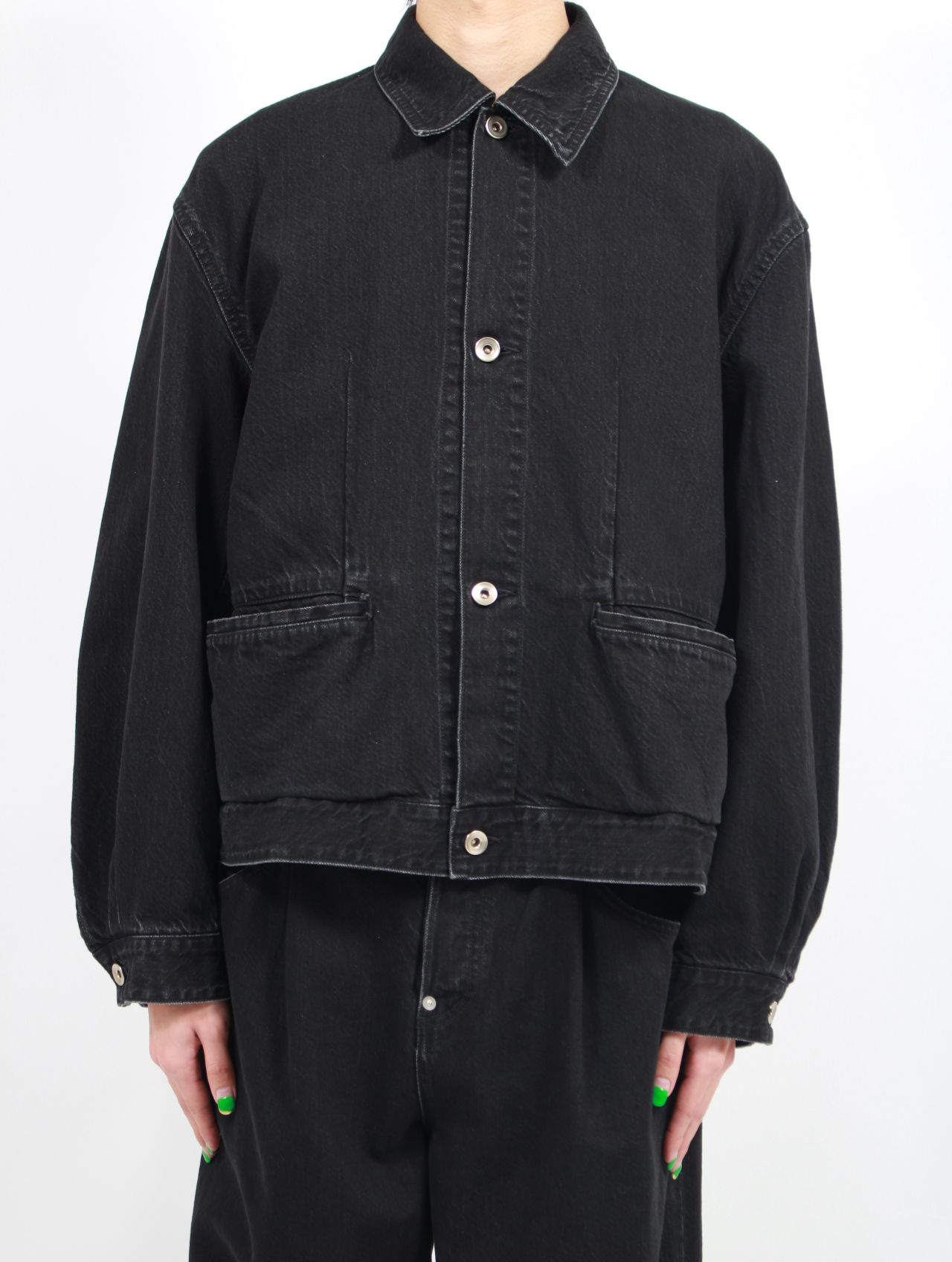 SOSHIOTSUKI - 【25SS】マニプレート ドレープ ポケット ウォッシュド