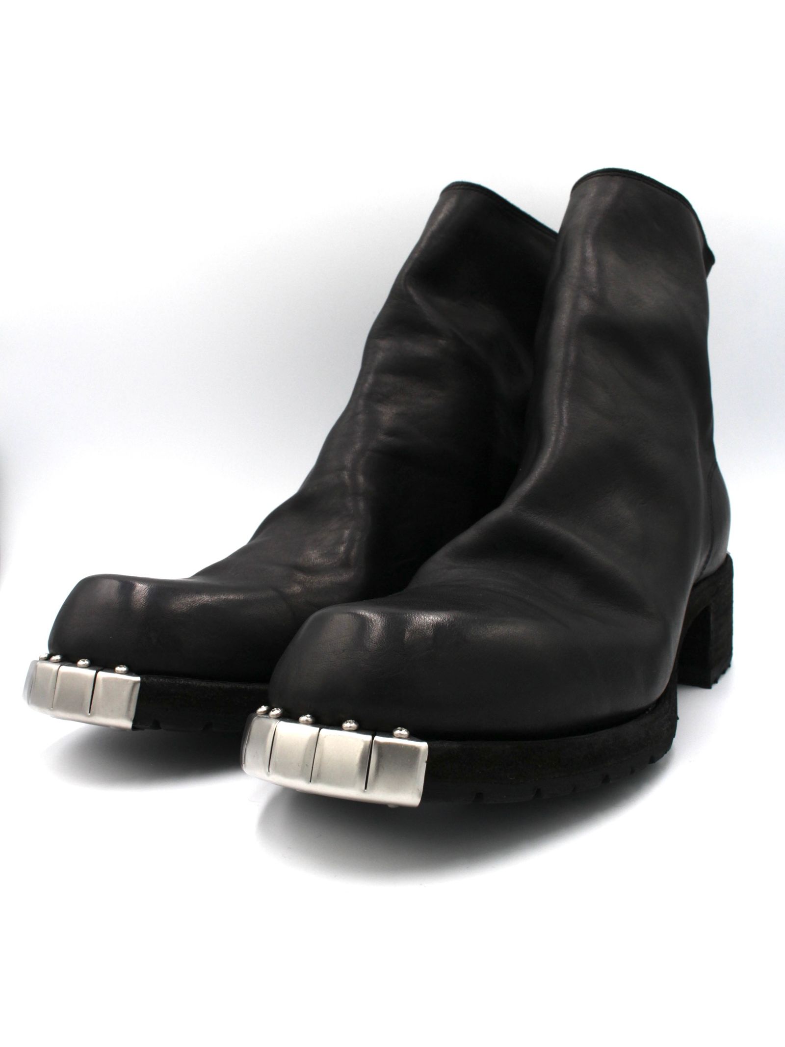 GUIDI - 【NB06V】馬革 ホースレザー フルグレイン 表革 バックジップ