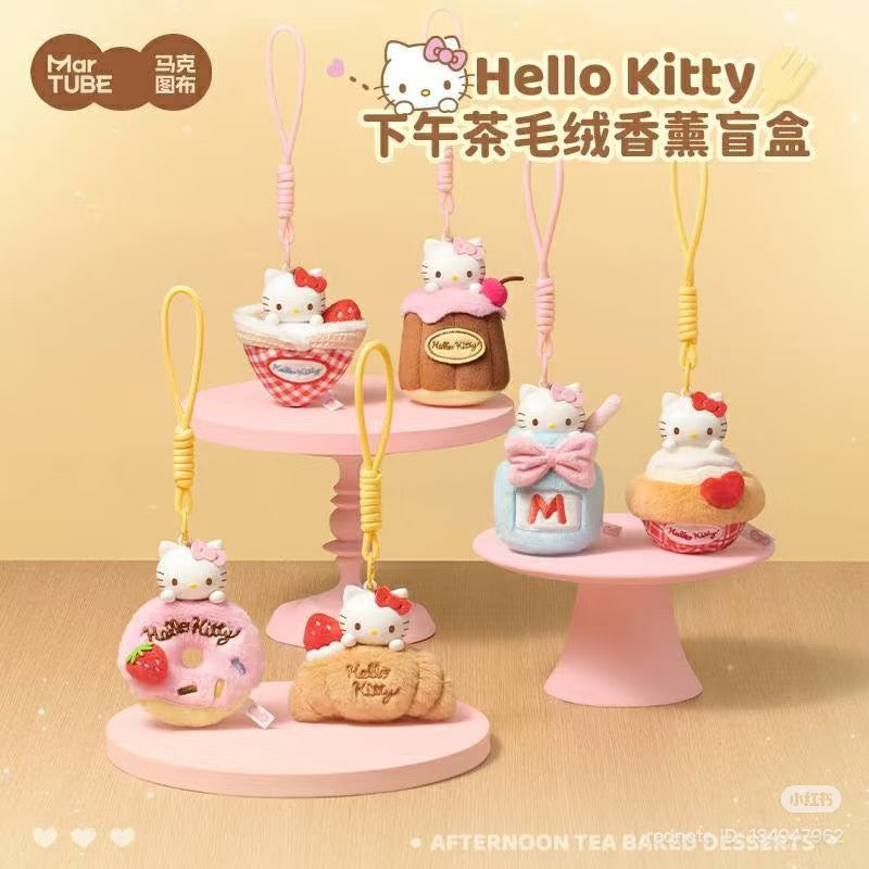 Hello Kitty Afternoon Tea Scented Blind Box Keychain