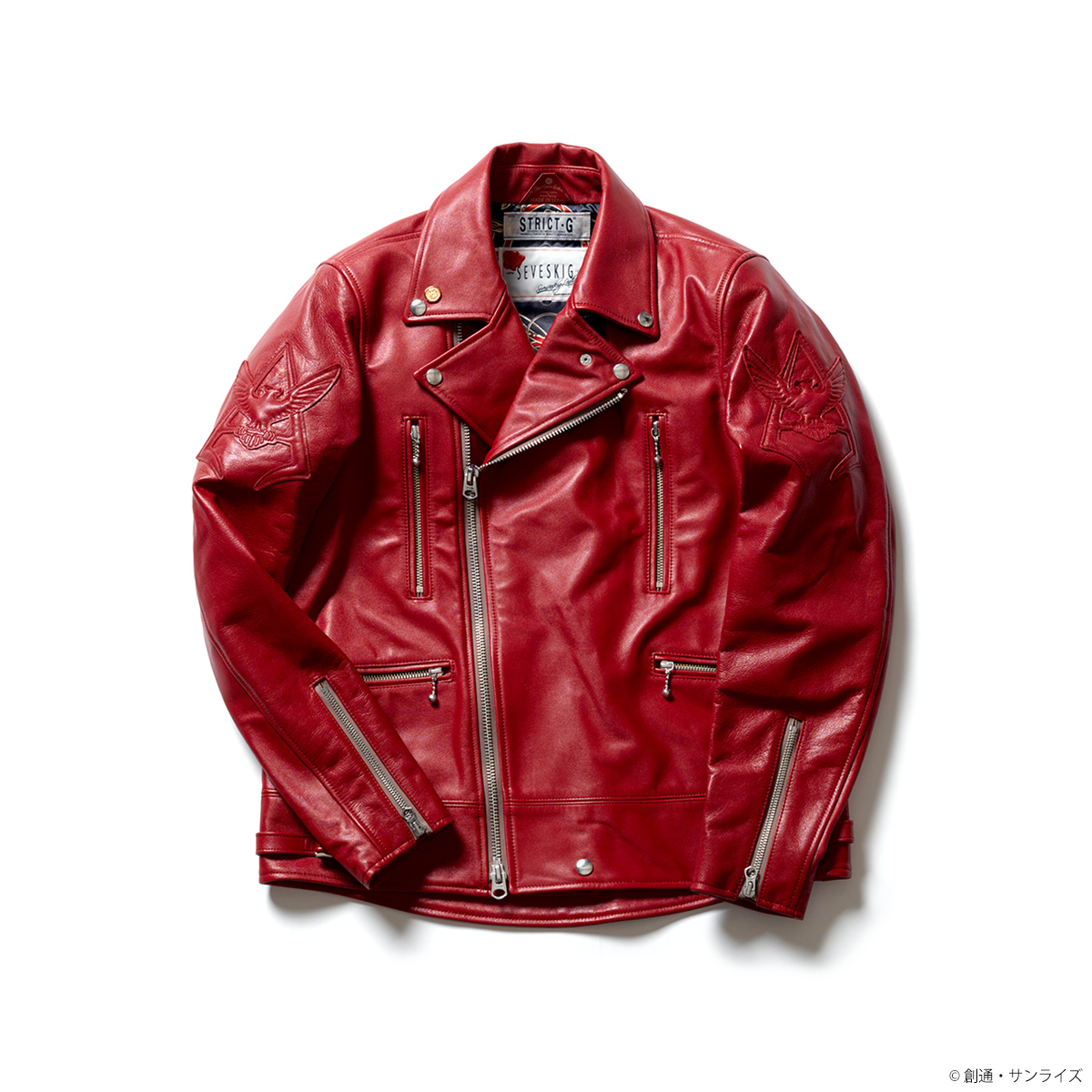 STRICT-G × SEVESKIGコラボ 『機動戦士ガンダム』ライダースジャケット