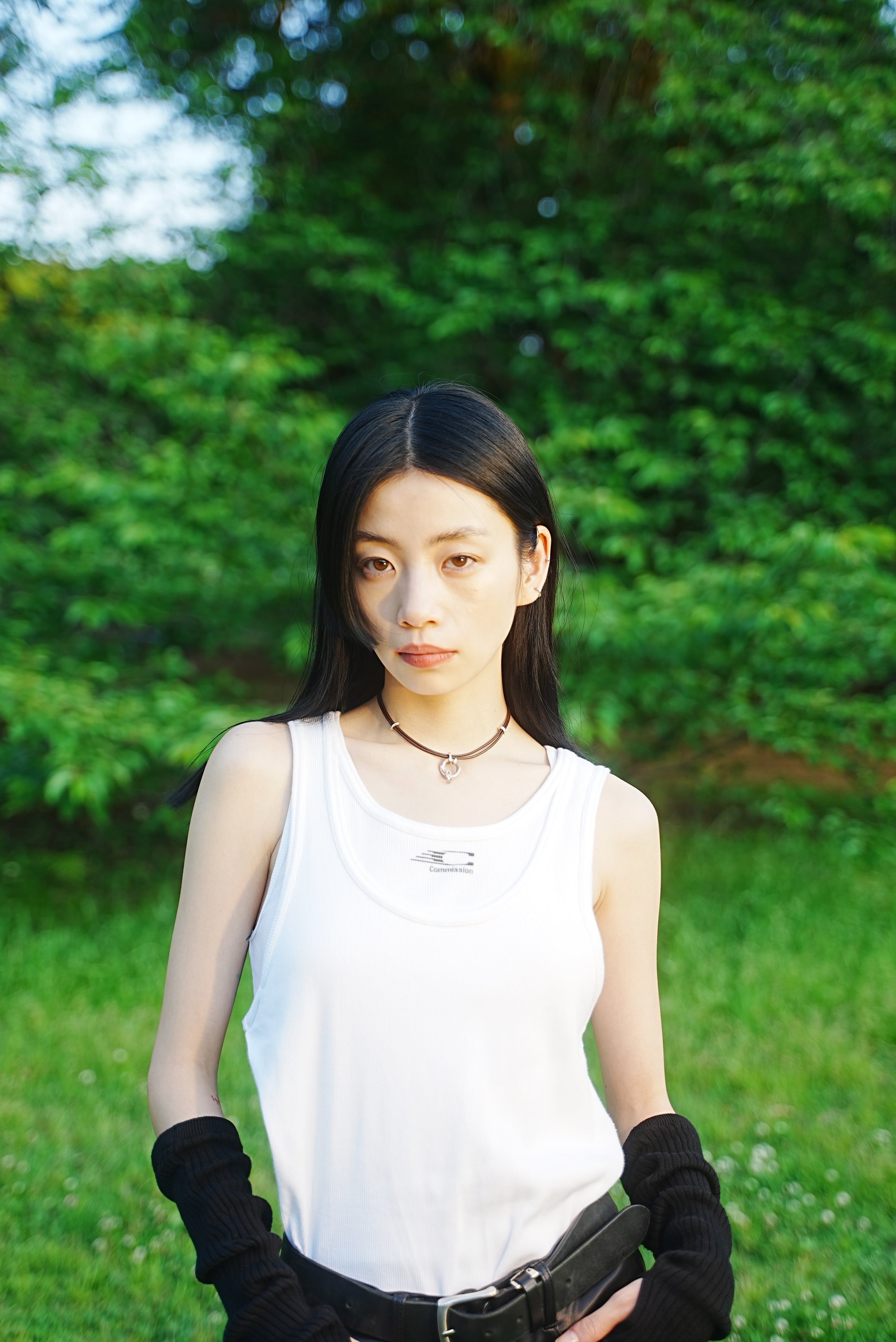 VOID LEATHER NECKLACE – STRONG