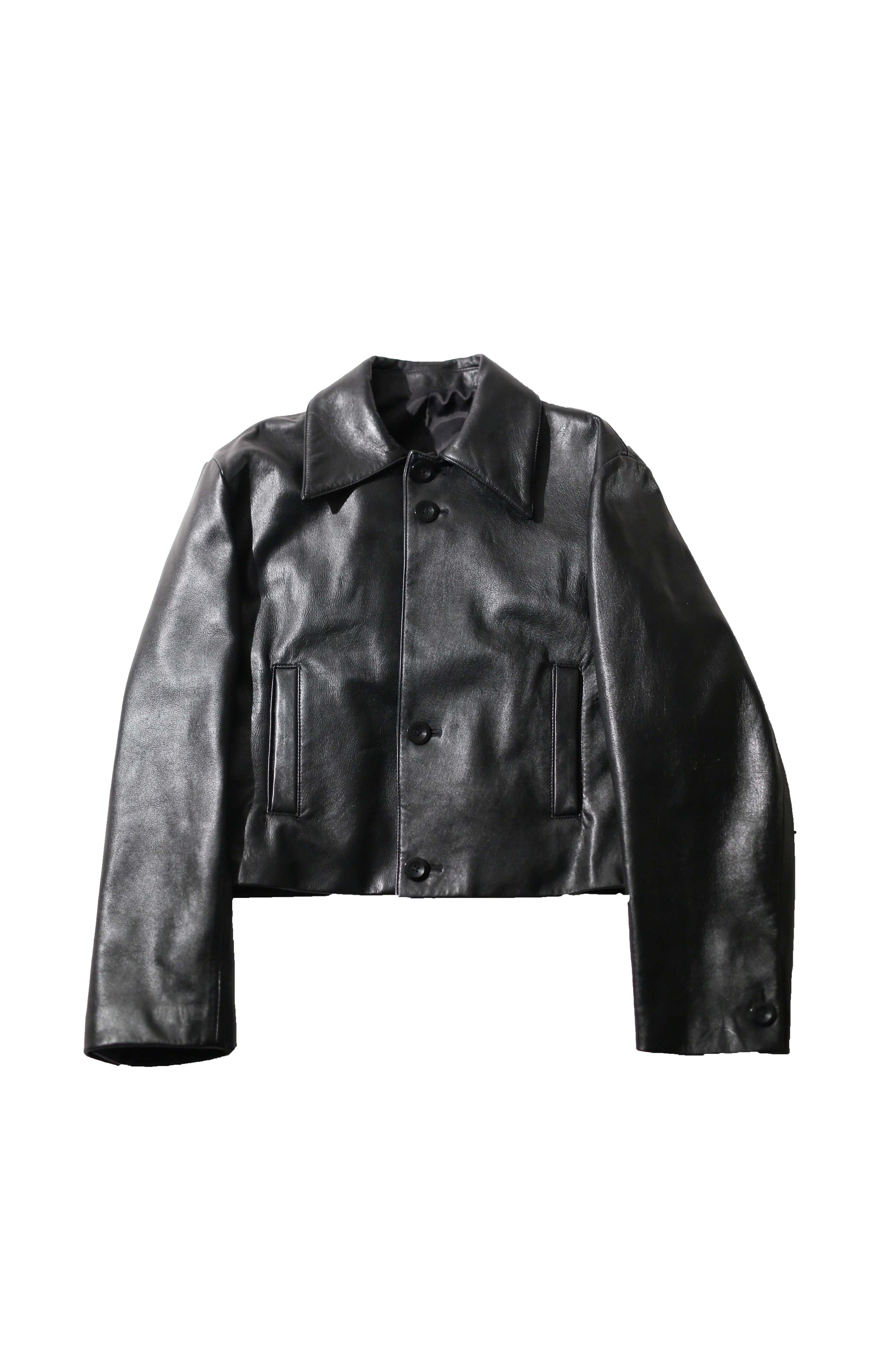STRONG 001 LEATHER SHORT JACKET