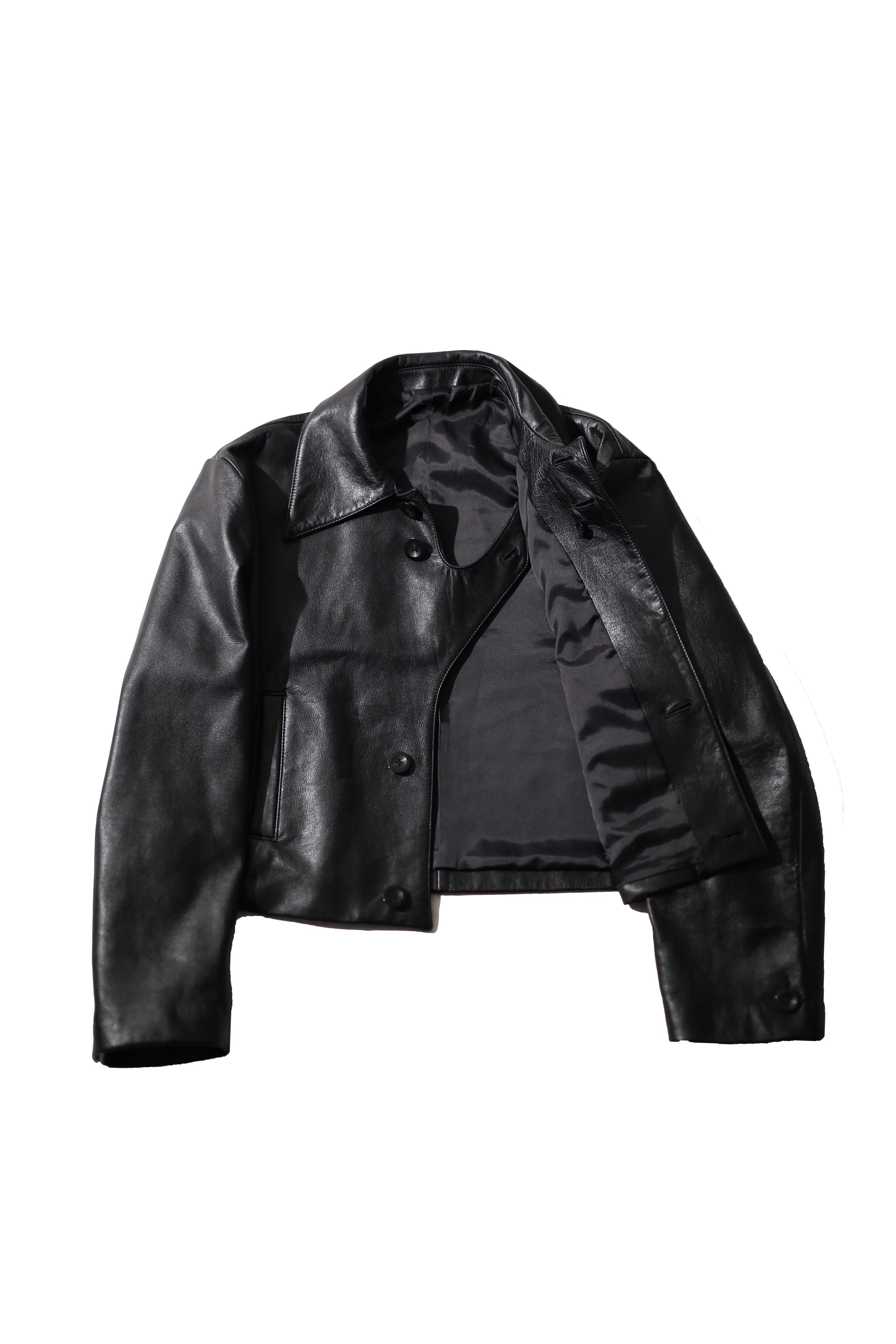 STRONG 001 LEATHER SHORT JACKET