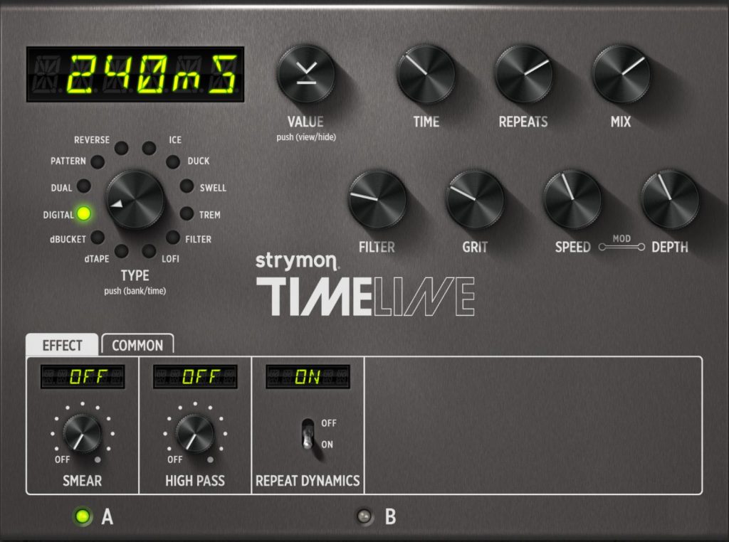 TimeLine Digital Delay Machine Video Presets - Strymon