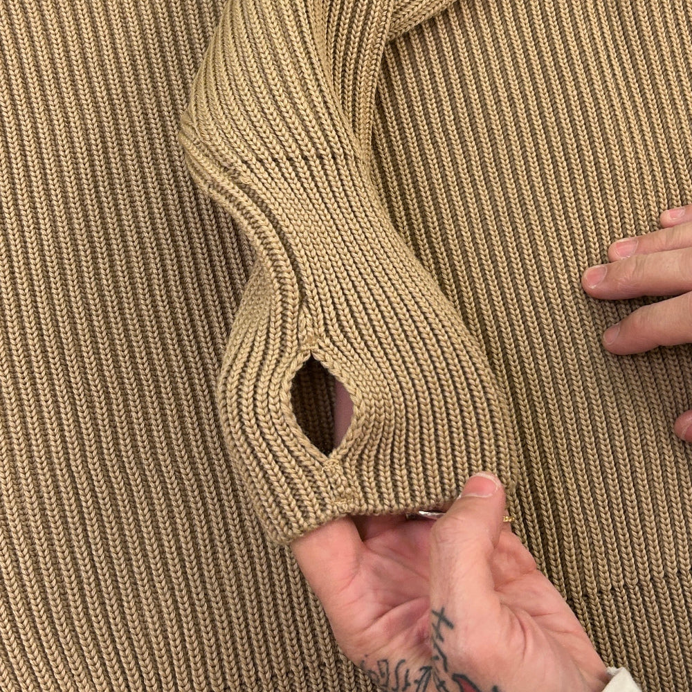 andersen andersen navy crewneck camel – www.sublime.bz