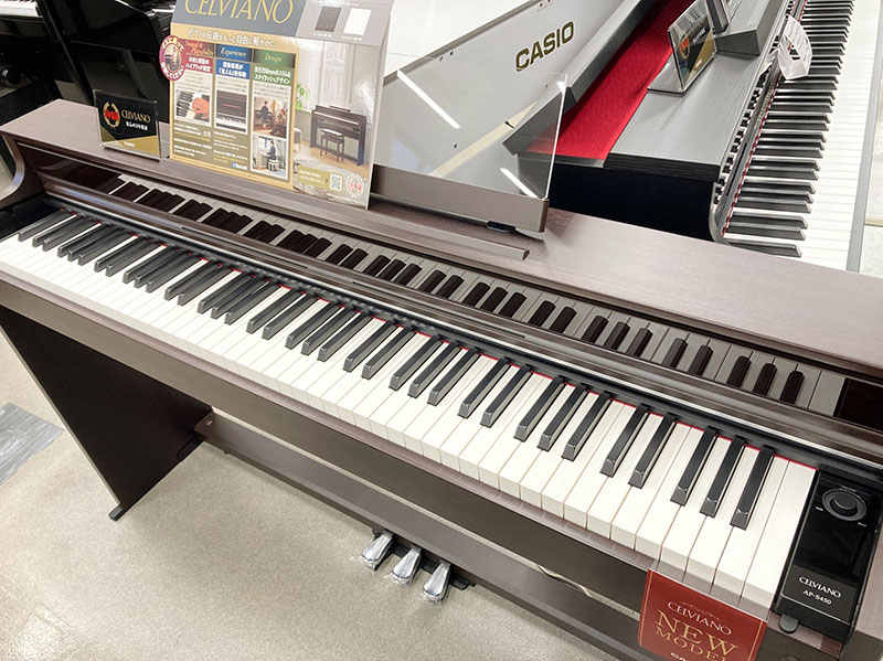 新商品 CASIO電子ピアノ CELVIANOシリーズ3機種展示開始！ | スガナミ