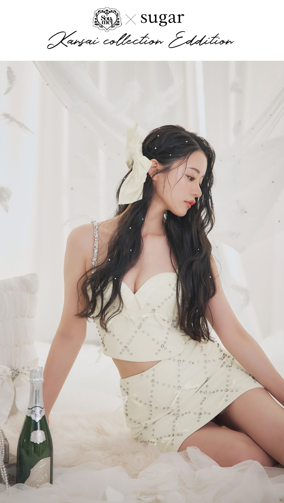 るな/関西コレクション着用】XSサイズあり【ROBE de FLEURS/ローブド