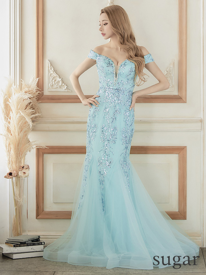 Lサイズあり【JEAN MACLEAN/ジャンマクレーン】マーメイド/ 刺繍レース