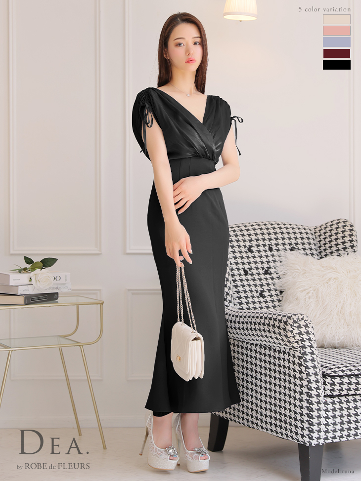 Lサイズあり【DEA./ディア】オーガンジー/ クラシカル/ ワンカラー