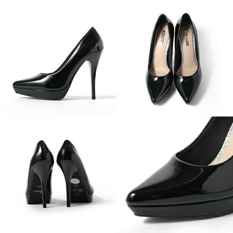 COMEX】 2color/ 12cmヒール/ エナメル/ パンプス[OF02] - キャバ