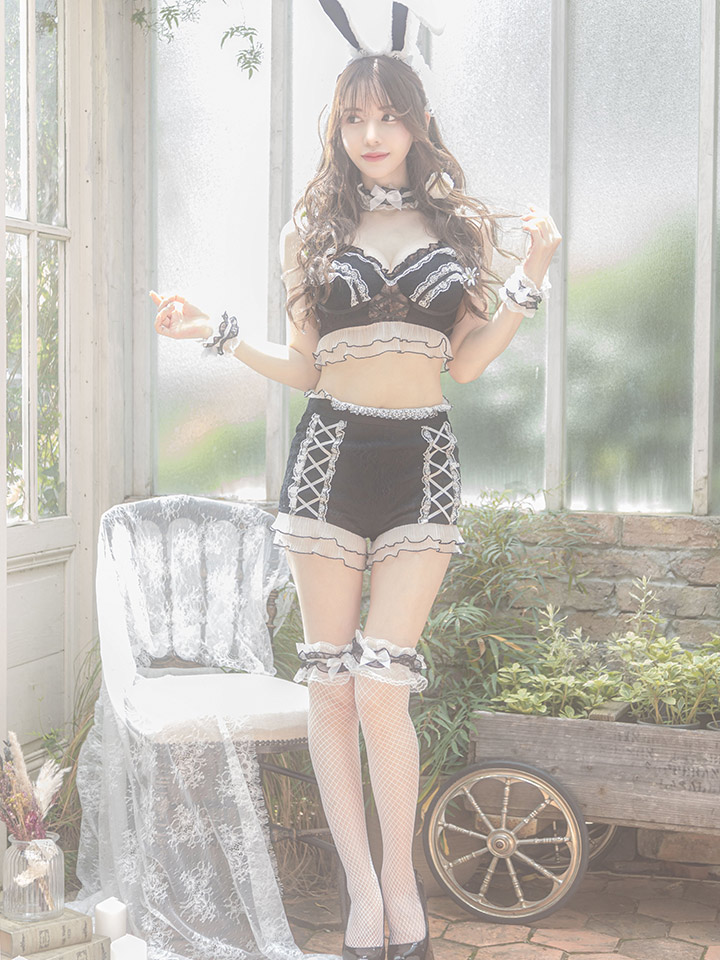 即日発送】【sugar nine×マリームーンコラボ】 セクシーレースバニー