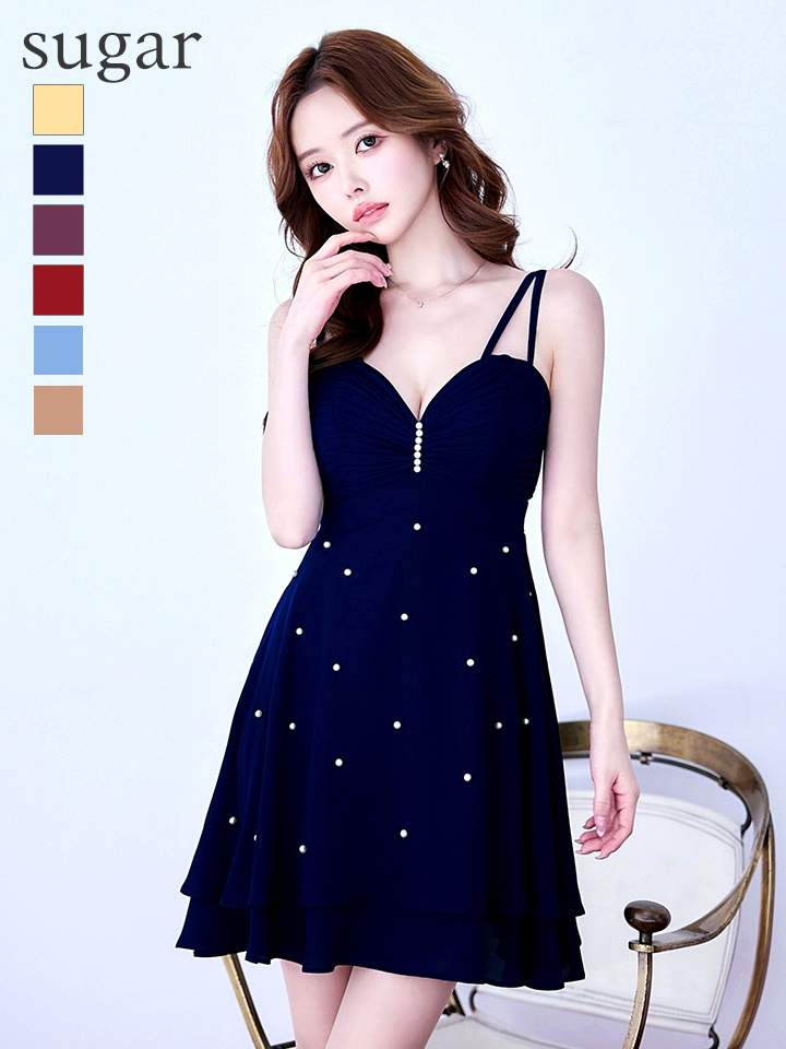 XSサイズあり【Donia Quinn / ドニアクイーン】 パール/ キャミソール