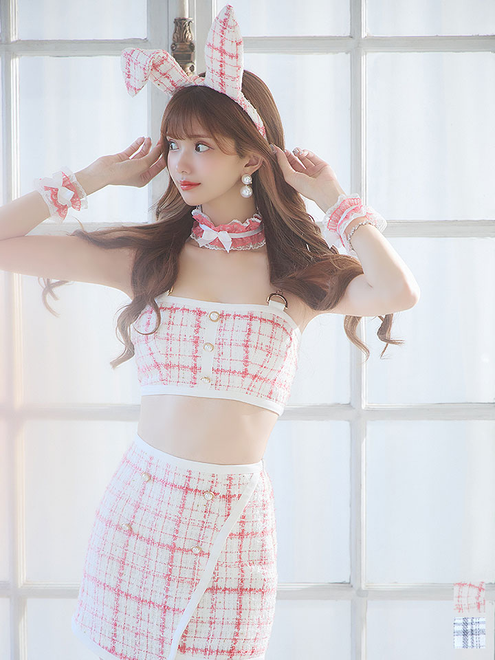 SALE!!】【即日発送】【ハロウィン】 ツイードバニーラップススカート