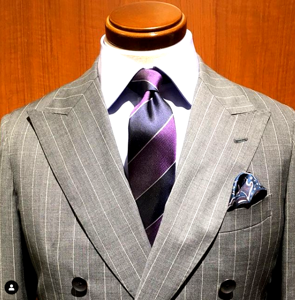 グレーのストライプスーツ特集！！ | SUIT LIBRARY