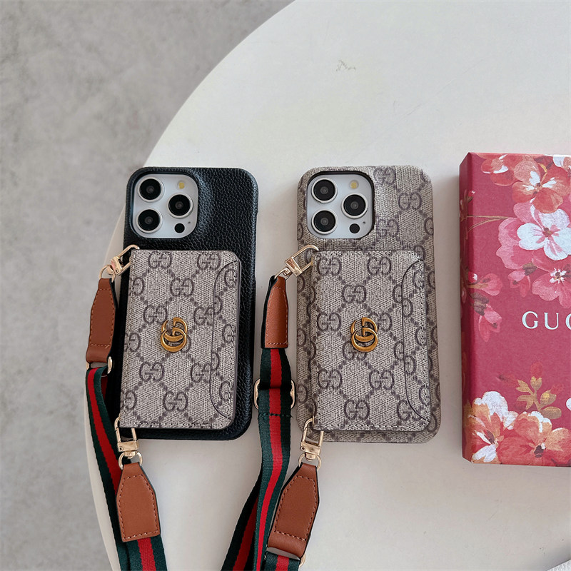 gucci スマホ ショルダー iphone17/16 ケース グッチ iphone17pro