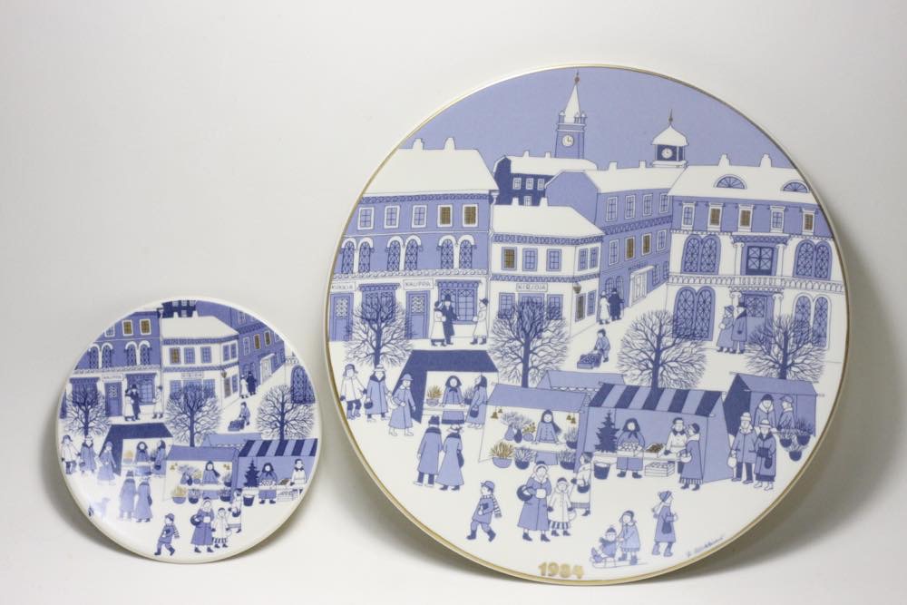 ARABIA/アラビア／1984イヤープレート/クリスマスプレート