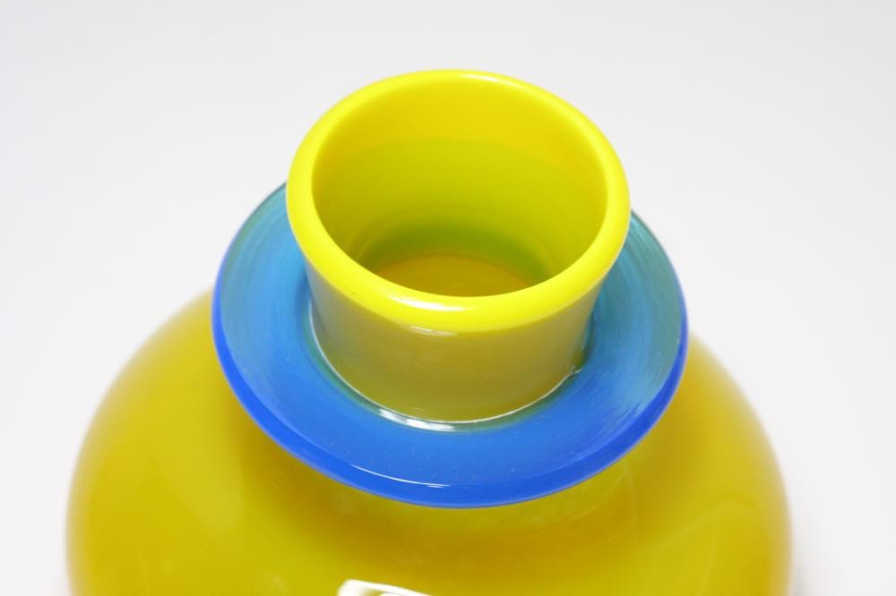 Erik Hoglund/エリックホグラン/ ボトル/フラワーベース/半透明イエロー