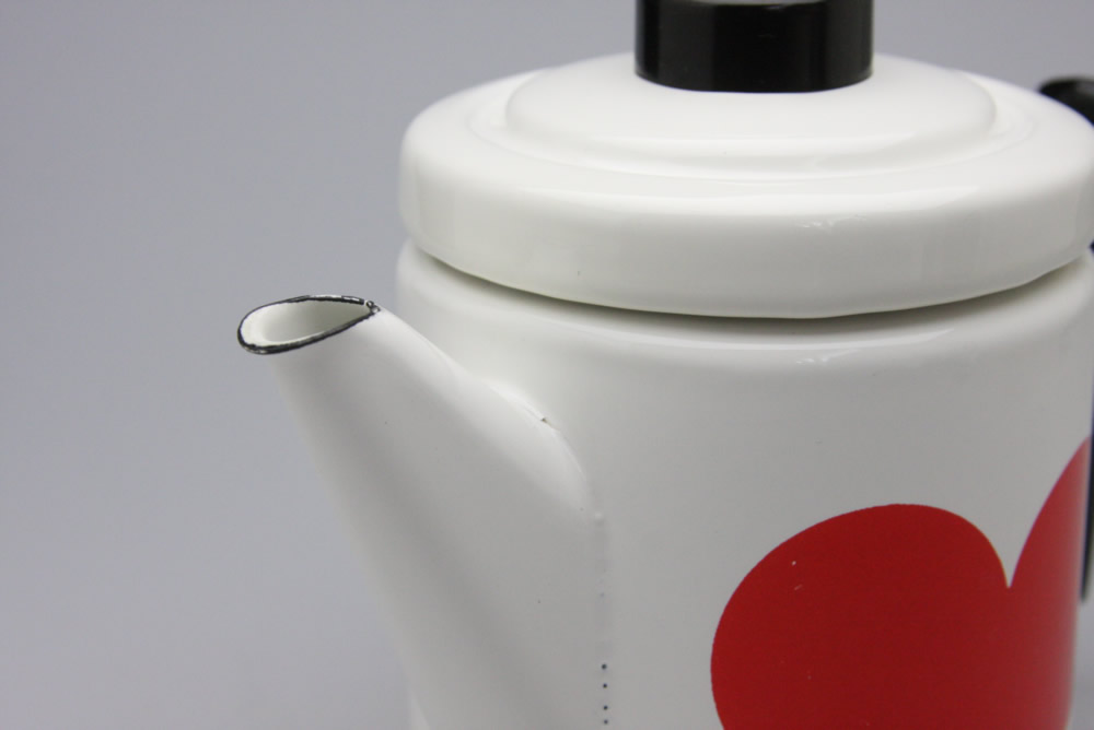 Finel/フィネル Antti Nurmesniemi コーヒーポット ハートホワイト S