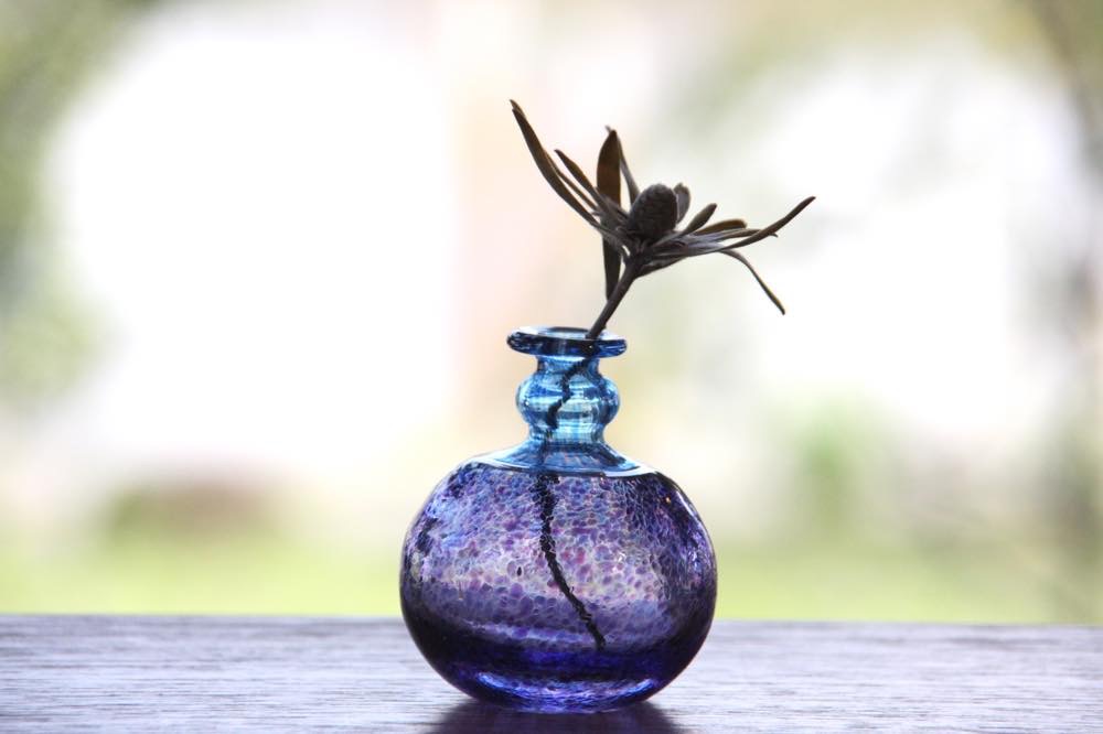 ビンテージ北欧ガラス/Bertil Vallien/バーティル・ヴァリーン/ミニベース