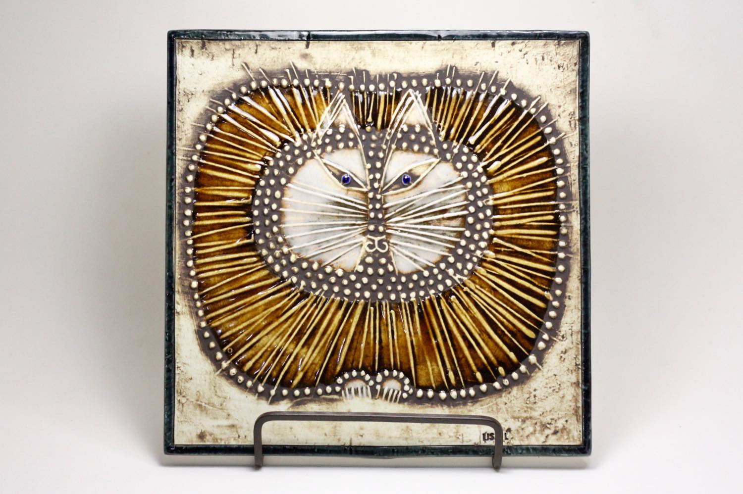 希少】リサ・ラーソン UNIK Elefant 象 陶板 北欧 ヴィンテージ リサ