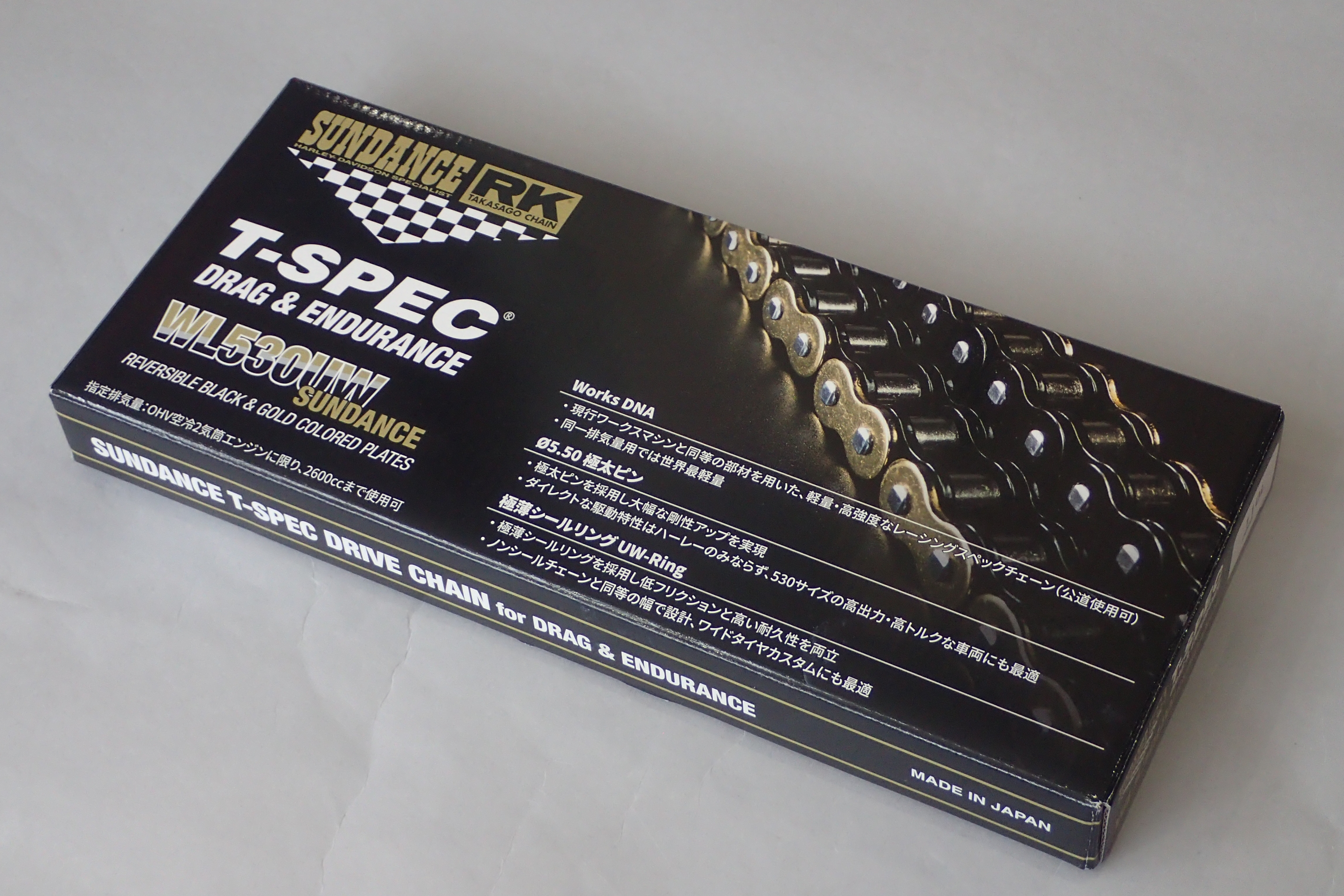 SUNDANCE×RK “T-SPEC”DRAG＆ENDURANCE WL530UWドライブチェーン | サン